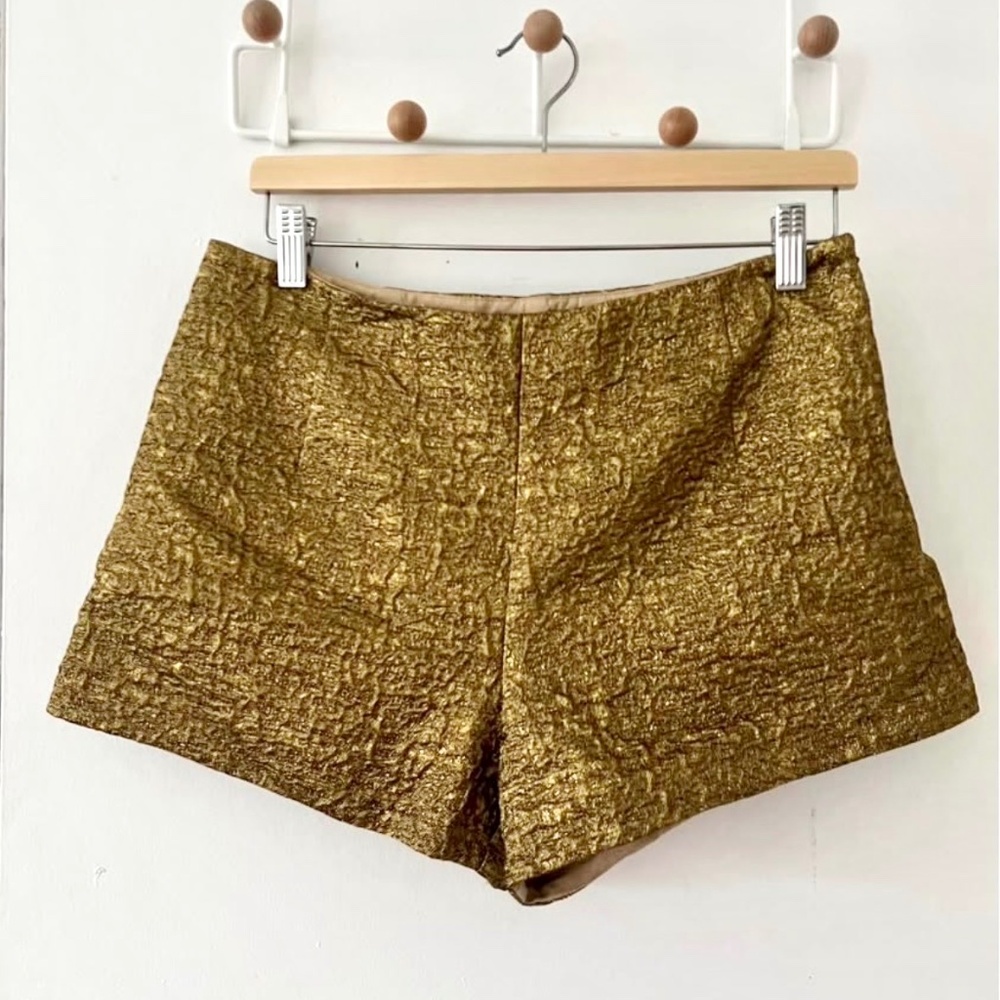Gold glitter shorts H&M limited edition
